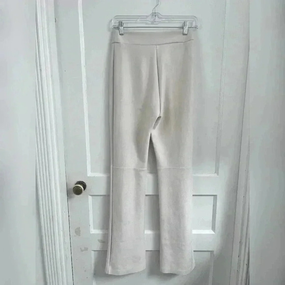 Commando Faux Suede Split Front Pant in Bone New W/Tag Size S - Picture 7 of 7